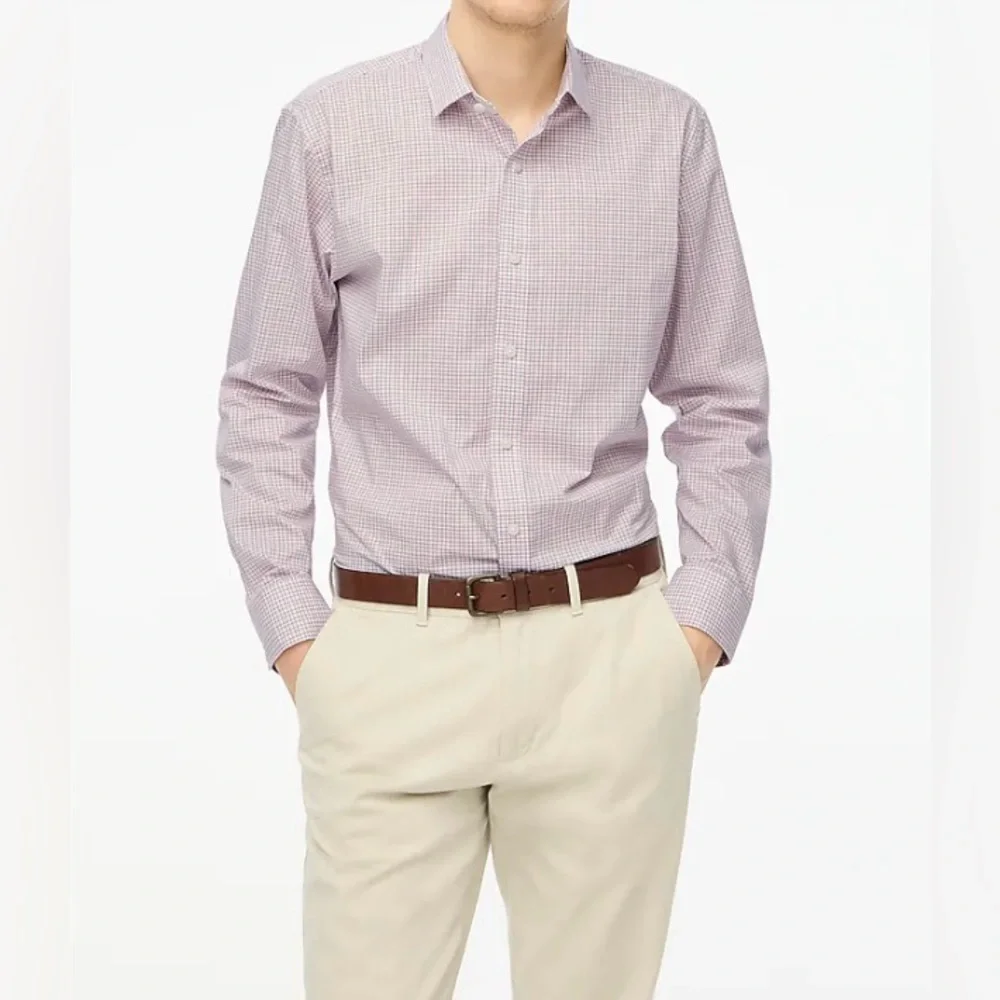 NWT J Crew Men's Slim Performance Dress Shirt